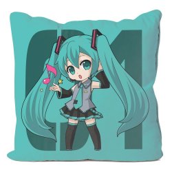 Vocaloid Kissenbezug Hatsune Miku 50 x 50 cm