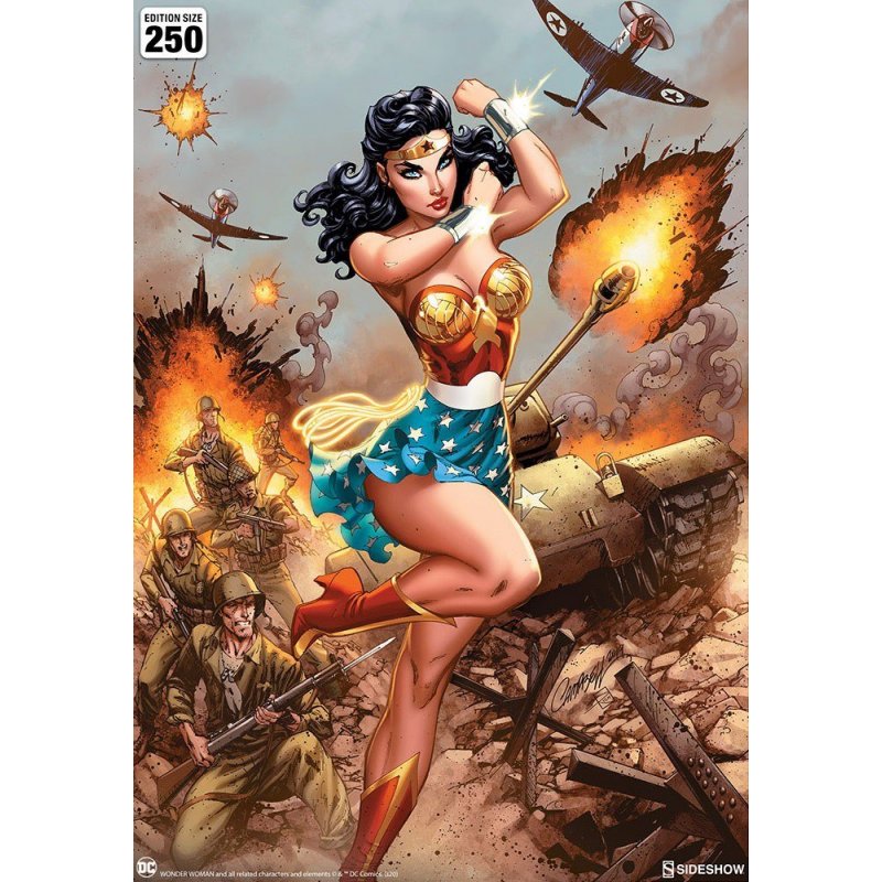 De Toyboys | DC Comics Fine Art Print Wonder Woman #750: WWII 46 x 61 cm -  unframed