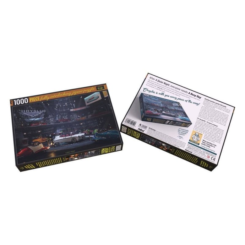 Fallout Chryslus Showroom Jigsaw Puzzle A Quiet Night (1000 pieces)