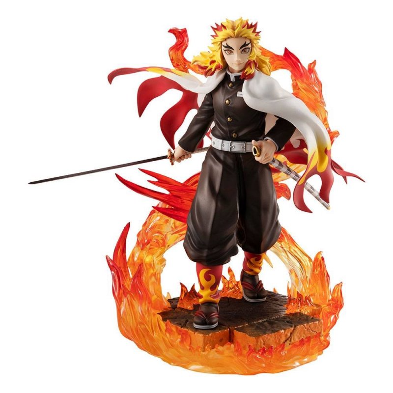 De Toyboys Demon Slayer Kimetsu No Yaiba G E M Pvc Statue Rengoku Kyojuro 21 Cm De Toyboys Demon Slayer Kimetsu No Yaiba G E M Pvc Statue Rengoku Kyojuro 21 Cm
