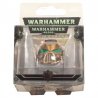 Warhammer 40K Space Marine MKVII Helmet Gold metal keychain