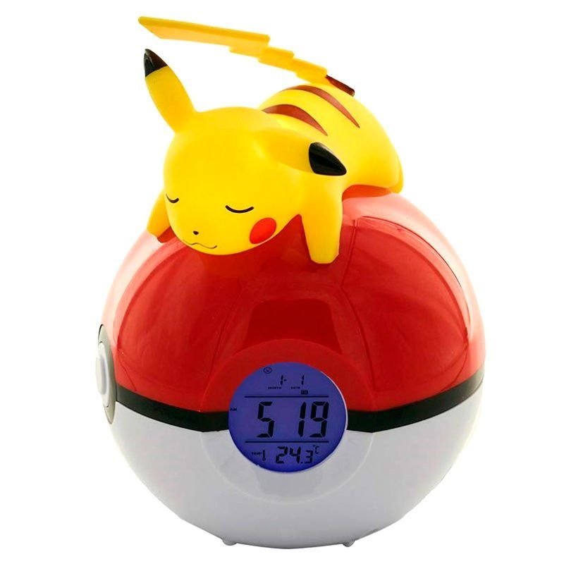 De Toyboys Pikachu Pokemon Pokeball lamp alarm clock
