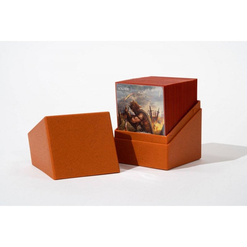 Standard Size Orange Box Ultimate Guard Return To Earth Boulder Deck Case 100 