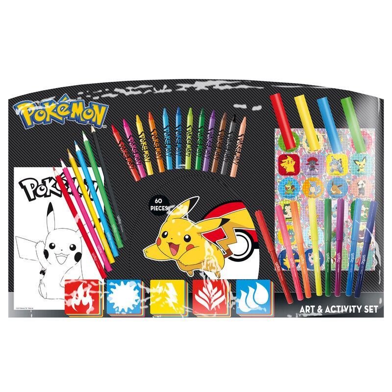 De Toyboys | Pokémon 60-Piece Art Set Pokémon