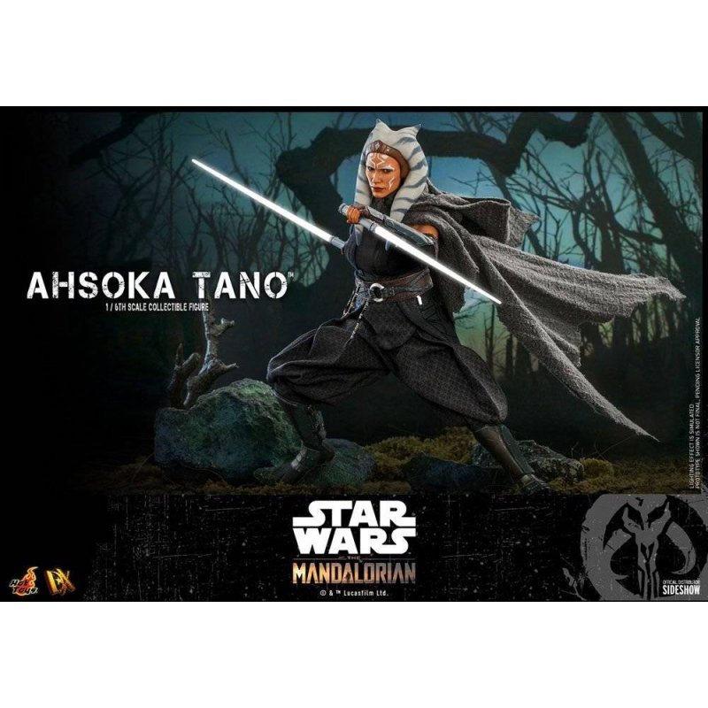 Hot Toys Ahsoka Tano 1:6 | Star Wars The Mandalorian | Figura Da Collezione Premium 28,5 Cm
