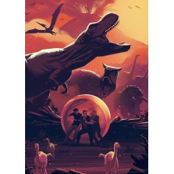 Jurassic World Kunstdruck Limited Edition 42 x 30 cm