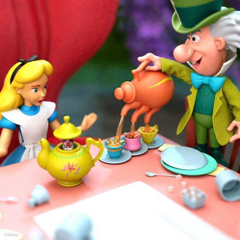 De Toyboys | Alice in Wonderland Disney Ultimates Action Figure The Tea  Time Mad Hatter 18 cm
