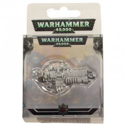 Warhammer 40K Bolter Metallic Finish metal keychain