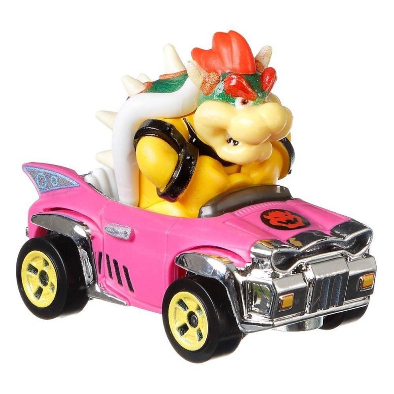 De Toyboys Mario Kart Hot Wheels Diecast Vehicle 164 Bowser Badwagon 8 Cm 9259