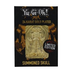 Yu-Gi-Oh! Replica Card Summoned Skull (gold plated)