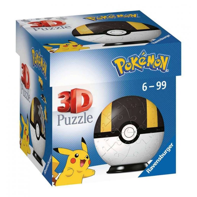 De Toyboys Pokemon 3d Puzzle Pokeballs Ultra Ball 54 Pieces