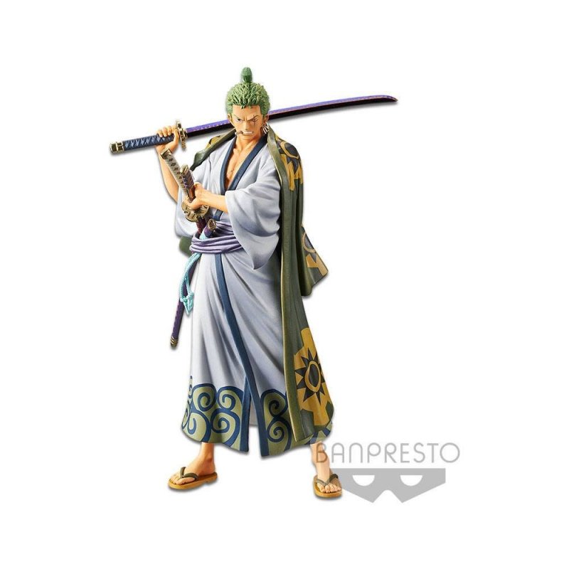 De Toyboys One Piece Dxf Grandline Men Pvc Statue Wanokuni Vol 2 Zoro 17 Cm