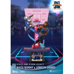 Space Jam: A New Legacy D-Stage PVC Diorama Bugs Bunny & Lebron James Standard Version 15 cm