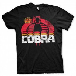 Gi Joe - Cobra Logo - Easyfit T-Shirt Black