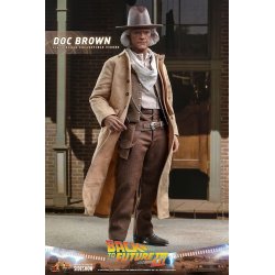 Back To The Zukunft III Movie Masterpiece Action Figure 1/6 Doc Brown 32 cm