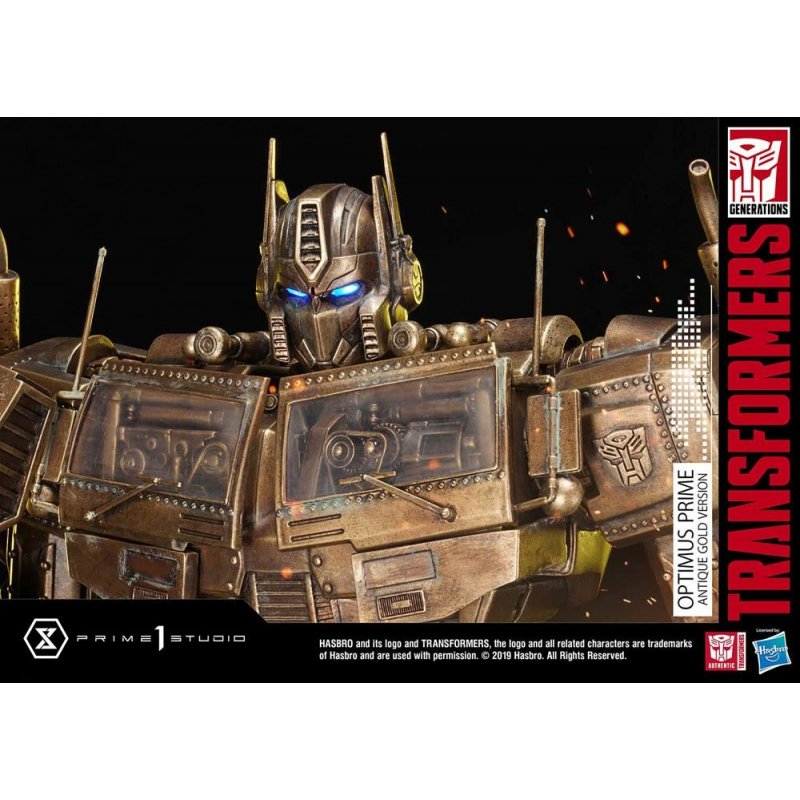 De Toyboys | Transformers: G1 Statue Optimus Prime Antique Gold 58 cm