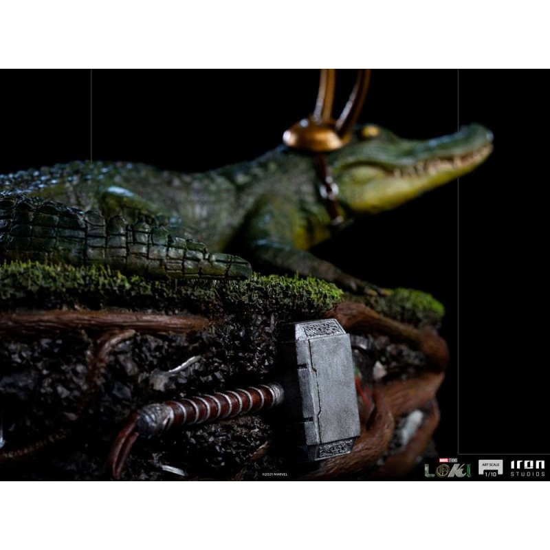 Loki Art Scale Statue 1/10 Alligator 15 cm