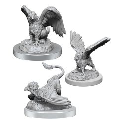 D&D Nolzur's Marvelous Miniatures Unpainted Miniatures 3-Packs Griffon Hatchlings Case (4)