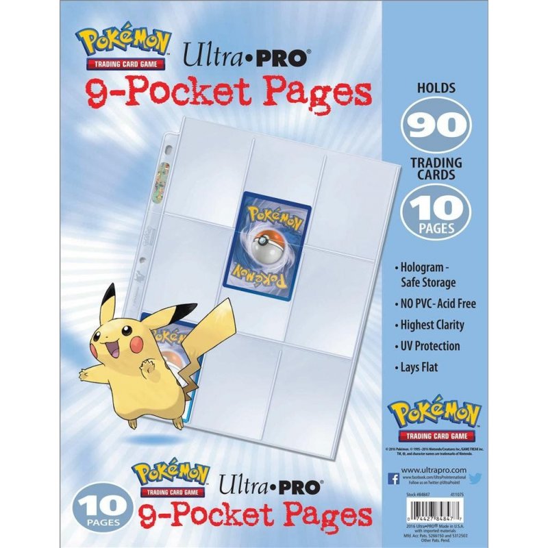 10 9-pocket Pages