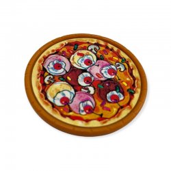 Teenage Mutant Ninja Turtles (TMNT) - Pizza Thrower Brown Flying Pizza Disc A