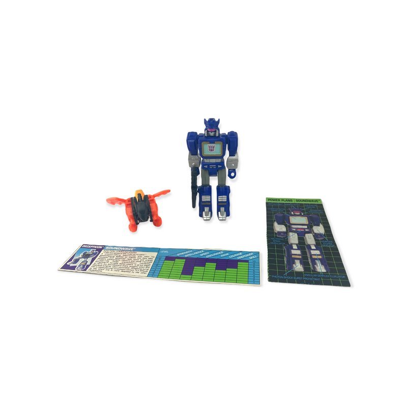 Transformers: G1 - Action Masters: Soundwave with Wingthing