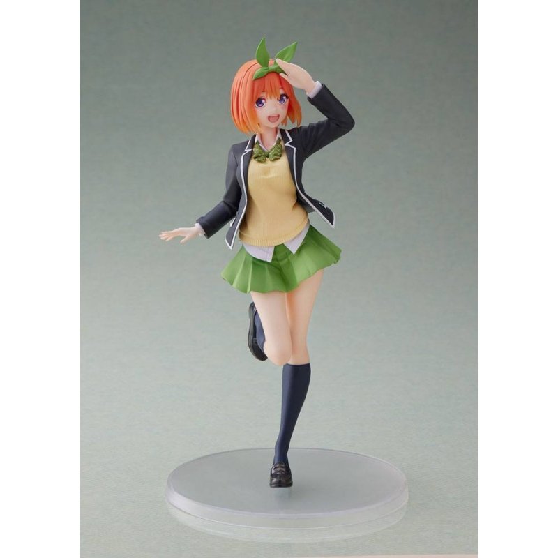 Figurine Anime The Quintessential Quintuplets - Nakano Yotsuba En Kimono Fleuri - PVC 22 Cm - Décoration Collection