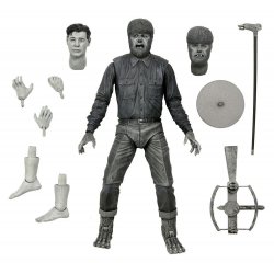 Universal Monsters Action Figure Ultimate The Wolf Man (Black & White) 18 cm