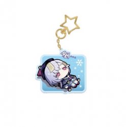 Genshin Impact Q Version Sticker Series Acrylic Keychain Qiqi 9 cm