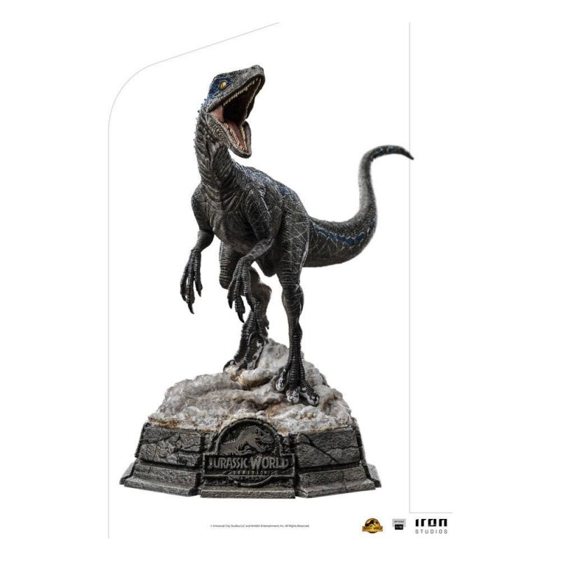 De Toyboys  Jurassic World Dominion Art Scale Statue 1/10 Blue 19 cm