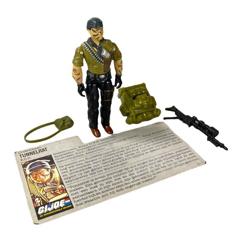 G.I. Joe: A Real American Hero (1982–1994) - Tunnel Rat (v1) With Filecard  NL/FR