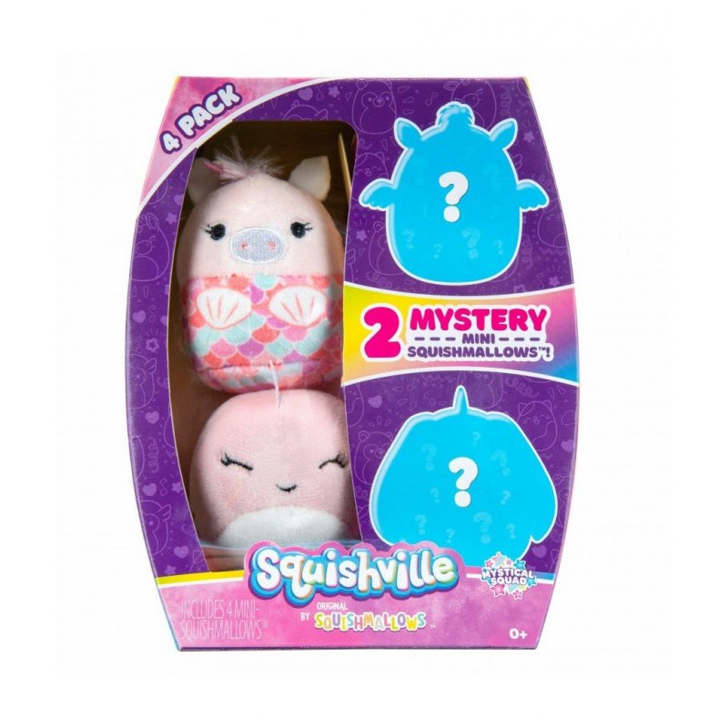 Squishville Squishmallow 4-Pack 5cm 