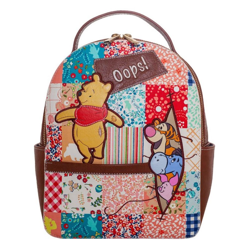 De Toyboys | Disney Mini Backpack Winnie The Pooh Patchwork