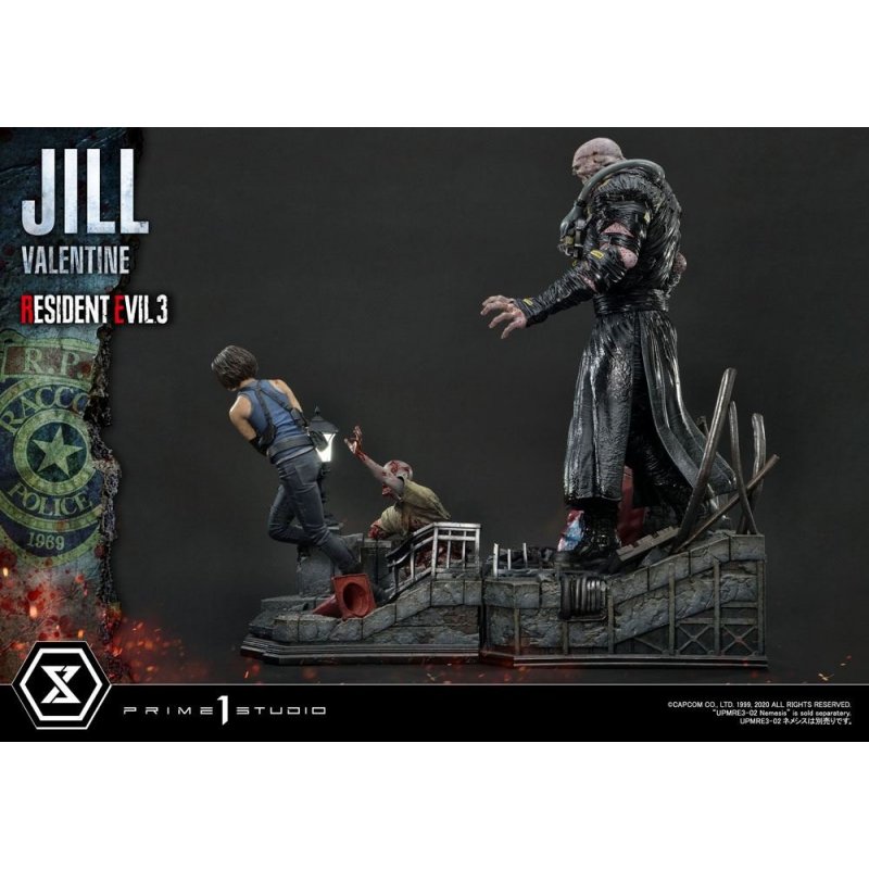 Jill　Statue　1/4　50　Valentine　Toyboys　De　Evil　Resident　cm