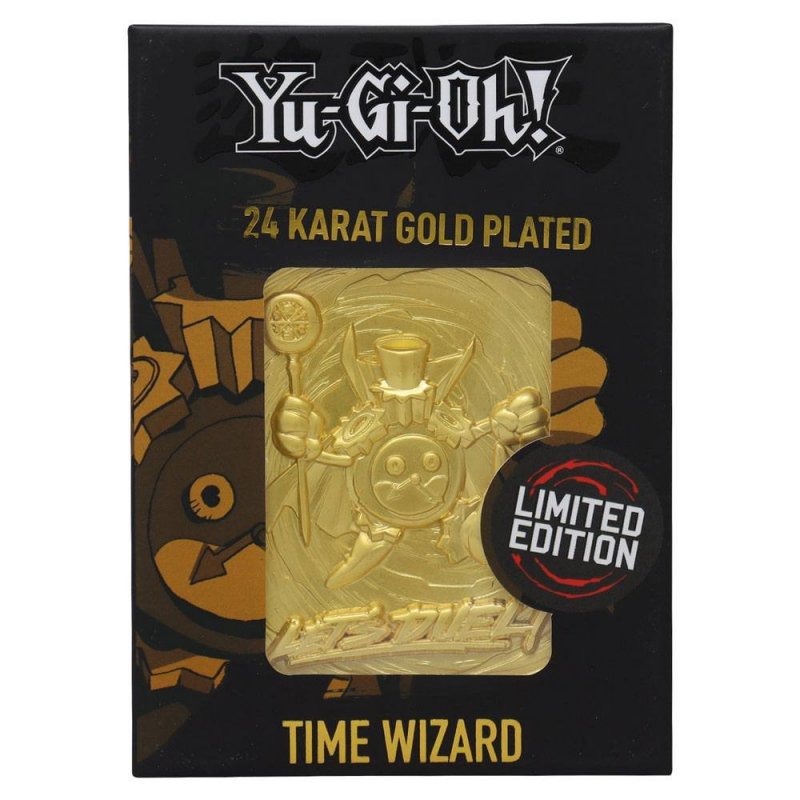 De Toyboys | Yu-Gi-Oh! Replica Card Time Wizard (gold plated)