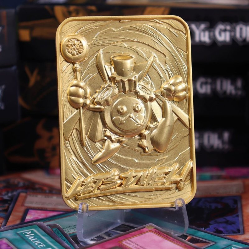 De Toyboys | Yu-Gi-Oh! Replica Card Time Wizard (gold plated)