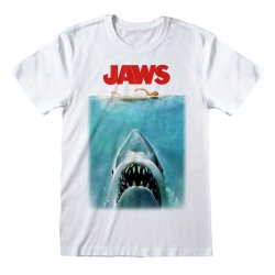 Jaws - Poster Clean - Easyfit T-Shirt White