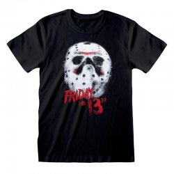 "Friday The 13Th - Jason Mask - Easyfit T-Shirt Black "