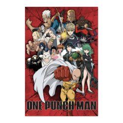 Poster One Punch Man Heroes