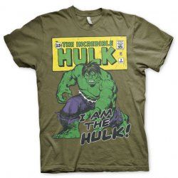 I Am The Hulk T-Shirt Olive