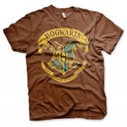 Harry Potter - Hogwarts Crest T-Shirt Brown