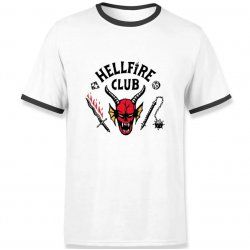 Hellfire Club Baseball T-Shirt White/Black