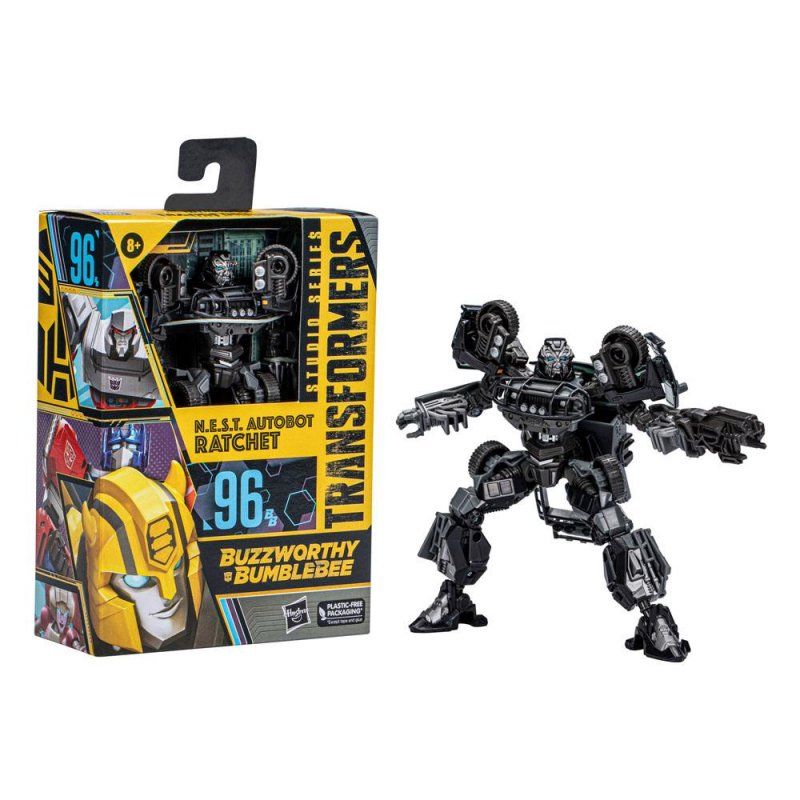 Transformers: Dark of the Moon Buzzworthy Bumblebee Studio Series Action Figure N.E.S.T. Autobot Ratchet 11 cm