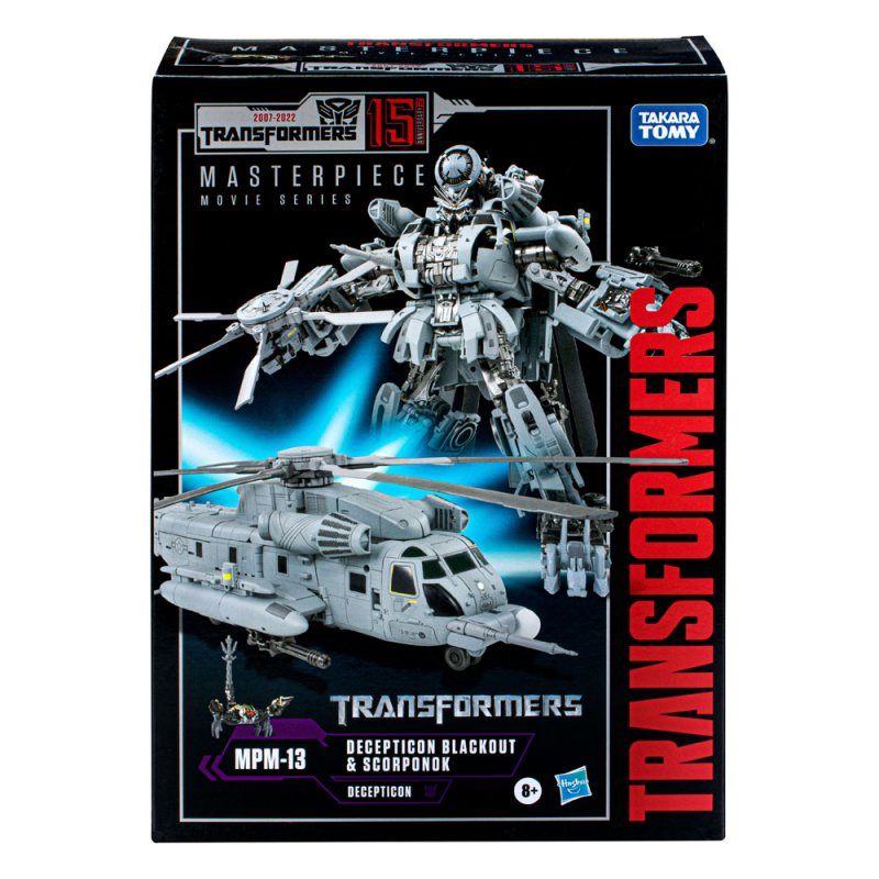 Transformers Masterpiece Movie Series Action Figure Decepticon Blackout & Scorponok 29 cm