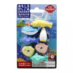 Iwako Eraser - Marine Animals Set