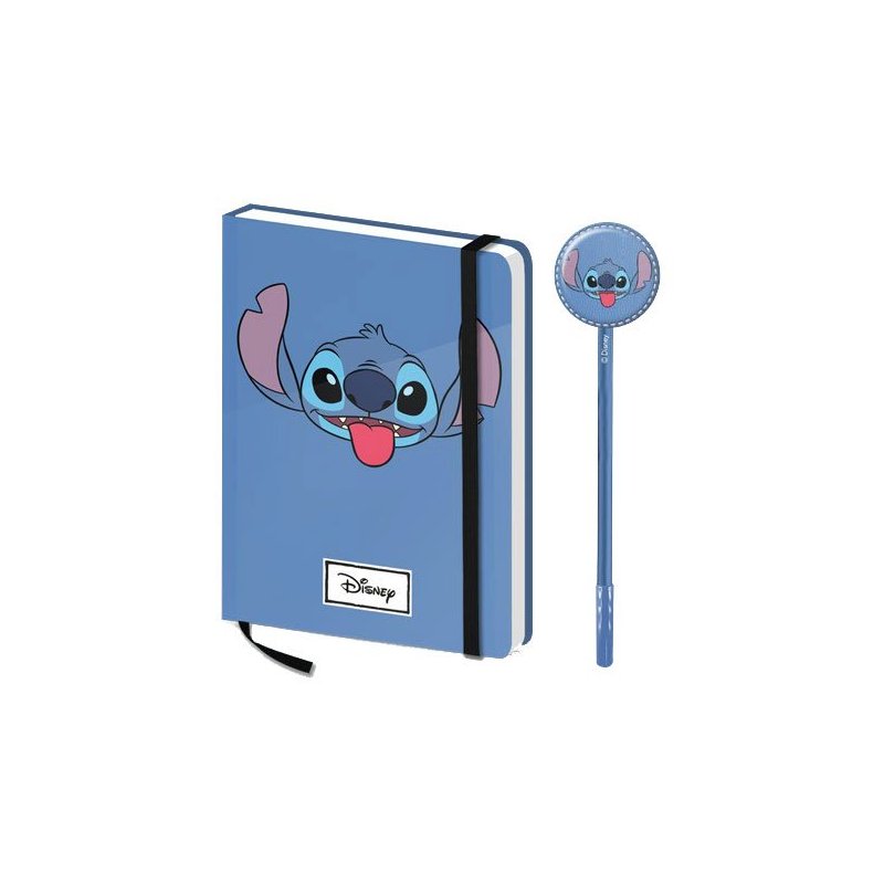 De Toyboys Lilo & Stitch Notebook with Pen Gift Set Stitch Face