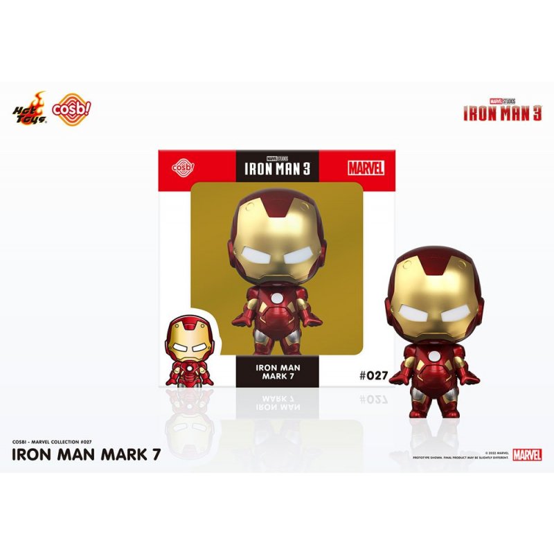 De Toyboys | Iron Man 3 Cosbi Mini Figure Iron Man Mark 7 8 Cm