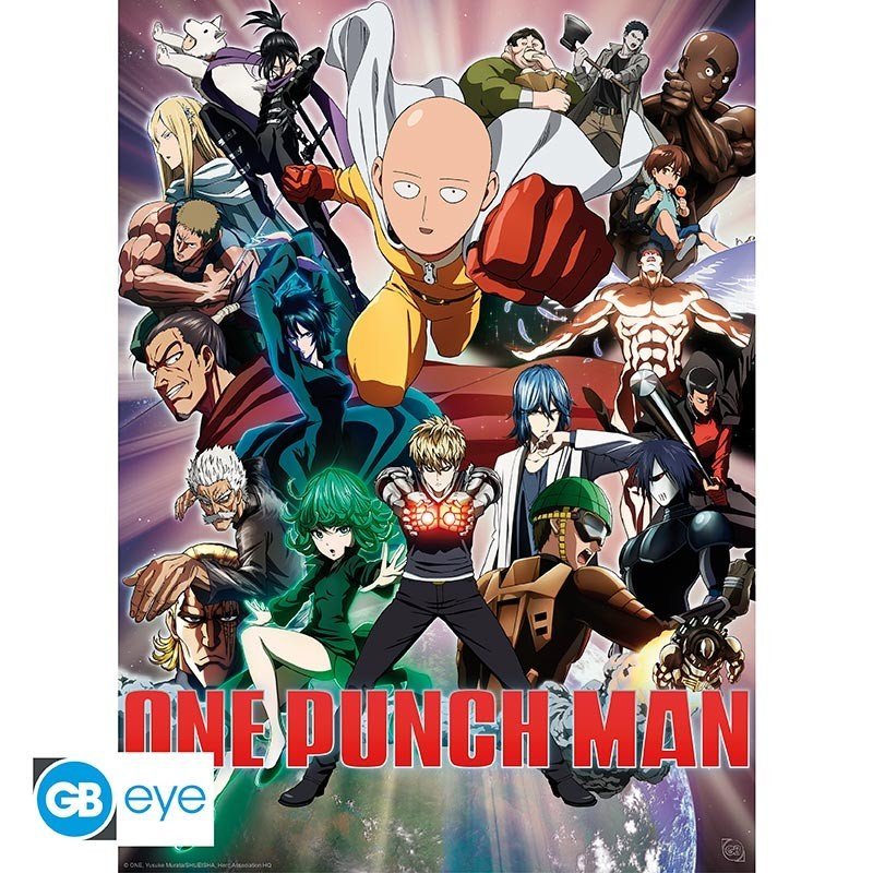 ONE PUNCH MAN Poster Saitama and Genos (52x38cm)