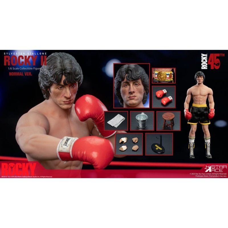 Rocky Action Figurine ReAction Rocky Balboa 10cm