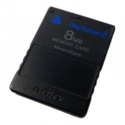 Playstation 2 - Playstation 2 Original Memory Card - Black (8mb)