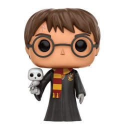 Harry Potter POP! Movies Vinyl Figure Harry with Hedwig 9 cm
